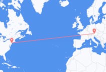 Flights from New York to Salzburg
