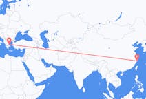 Flyg från Taizhou, Jiangsu, Kina till Skiáthos, Grekland