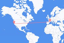 Flights from San Francisco, the United States to Perpignan, France