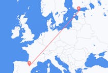 出发地 爱沙尼亚出发地 塔林目的地 西班牙萨拉戈萨的航班