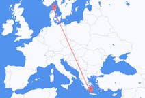 Flights from Chania in Greece to Aalborg in Denmark