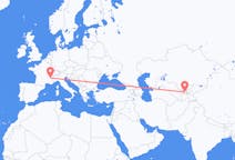 Flyg från Chudzjand, Tadzjikistan till Grenoble, Tadzjikistan