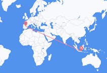Flights from Surabaya, Indonesia to Madrid, Spain