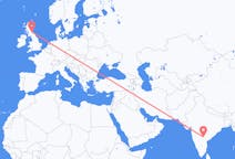 Lennot Hyderabadista Edinburghiin