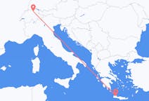 Flights from Zürich, Switzerland to Chania, Greece