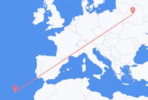 Flyreiser fra Minsk, Hviterussland til Funchal, Portugal