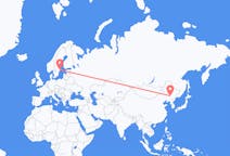 Flights from Changchun to Stockholm