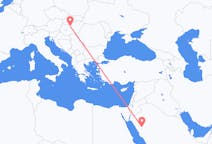Flyreiser fra Al-`Ula, til Budapest