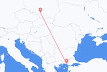 Flyreiser fra Katowice, Polen til Alexandroupolis, Hellas