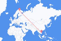 Flights from Pleiku, Vietnam to Ivalo, Finland