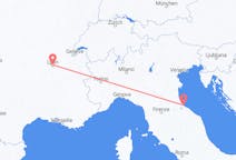 出发地 法国出发地 里昂目的地 意大利里米尼的航班