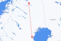 Vluchten van Kiruna naar Skellefteå