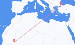 Flyg från Nema, Mauretanien till Istanbul, Turkiet