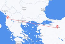Flights from from Eskişehir to Tirana