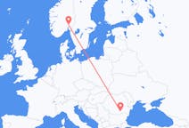 Flyg från Oslo, Norge till Bukarest, Rumänien