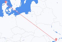Flights from Aalborg, Denmark to Kherson, Ukraine