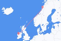Vols depuis la ville de Mosjøen vers la ville de Knock (comté de Mayo)