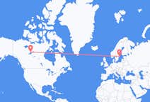Flyg från Yellowknife, Kanada till Stockholm, Kanada