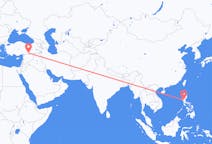 Flyreiser fra Angeles, Filippinene til Sanliurfa, Tyrkia