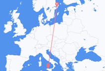 Flyreiser fra Palermo, til Stockholm