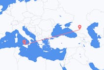 Flyreiser fra Mineralnye Vody, Russland til Palermo, Italia