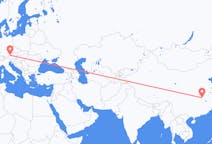 Flyg från Wuhan, Kina till Salzburg, Österrike