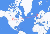 Flights from Regina, Canada to Bergen, Norway