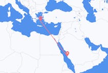 Vuelos de Yeda, Arabia Saudí a Naxos, Grecia