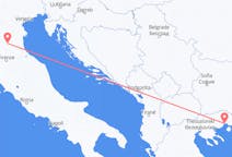 ギリシャのから カヴァラ、イタリアのへ ボローニャフライト