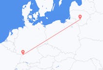 Flyg från Kaunas, Litauen till Karlsruhe, Tyskland