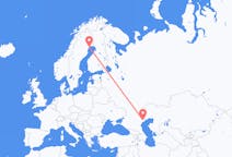 Flyg från Astrachan till Luleå