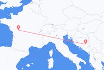 Flüge von Sarajevo, Bosnien und Herzegowina nach Poitiers, Frankreich