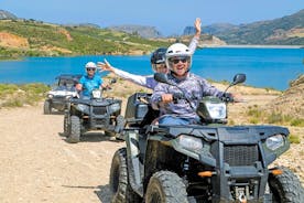 Halvdagssafari rundt Rethymno med firhjuling