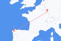 Flights from Santiago de Compostela, Spain to Saarbrücken, Germany