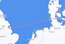 Flyrejser fra Sønderborg, Danmark til Kirmington, England