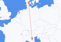 Flyreiser fra Sønderborg, Danmark til Bologna, Italia