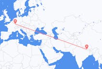 Flyrejser fra Katmandu til Saarbrücken