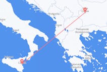 Flyreiser fra Catania, Italia til Sofia, Bulgaria