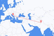Flyrejser fra Lahore, Pakistan til Dele, Kroatien