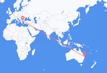 Flyreiser fra Gold Coast, Australia til Kavala Prefecture, Hellas