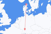 Vluchten van Aalborg, Denemarken naar Stuttgart, Duitsland