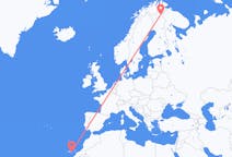 Flights from Las Palmas, Spain to Ivalo, Finland