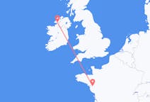 Flights from Nantes, France to Donegal, Ireland