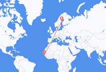 Flights from Ziguinchor, Senegal to Umeå, Sweden