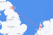 Flyg från Newcastle upon Tyne, England till Amsterdam, Nederländerna