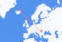 Flyreiser fra Egilsstaðir, Island til Craiova, Romania