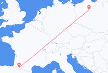 Flights from Lourdes in France to Bydgoszcz in Poland