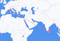 Flyg från Hambantota, Sri Lanka till Olbia, Italien