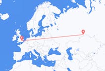 Flights from London, the United Kingdom to Kurgan, Kurgan Oblast, Russia