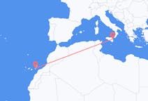 Vuelos de Fuerteventura, España a Catania, Italia